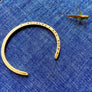 UNION SQUARE BRASS stamped cuff: CUSTOM