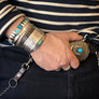 UNION SQUARE SILVER stamped cuff: CUSTOM