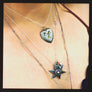 Antique and recycled silver necklaces layered