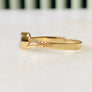 Diamond Ring, Antique Solitaire Art Deco 10k Gold