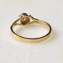 Diamond Ring, Antique Solitaire Art Deco 10k Gold