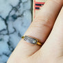 Antique Art Deco Diamond Trilogy Ring
