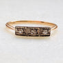 Art Deco Diamond Antique Trilogy Ring