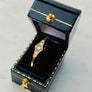 Elena Gold Arabesque Ring, Diamond or Pearl
