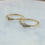 Elena Gold Arabesque Ring, Diamond or Pearl