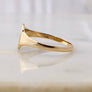 Rosa Diamond Gold Oval Signet Ring