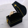 Rosa Diamond Gold Oval Signet Ring