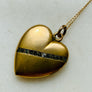 Paste crystal locket antique.