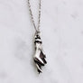 Crossed Fingers Pendant Necklace