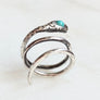 Snake Wrap Sterling Silver Ring