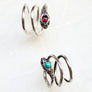 Snake Wrap Sterling Silver Ring