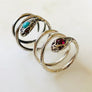 Snake Wrap Sterling Silver Ring