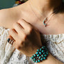 Turquoise Sterling Southwestern Statement Vintage Cuff Bracelet