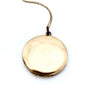Grape clusters antique locket necklace