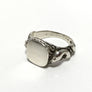 CLEO snake serpent signet ring sterling