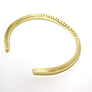 UNION SQUARE BRASS stamped cuff: CUSTOM