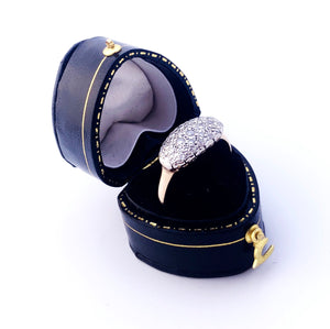 Almond Diamond Ring
