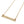 'Barmaid' thin bar necklace, Custom engraved