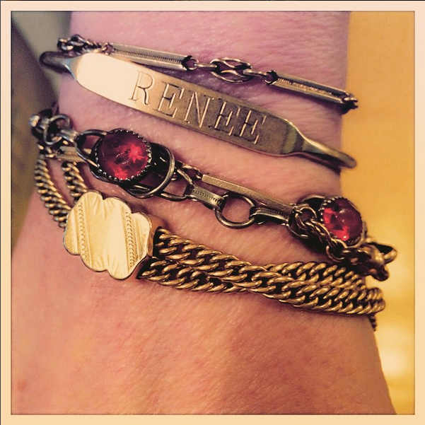 STELLAN recycled brass hand stamped unisex golden cuff