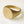 Brass oval signet ring