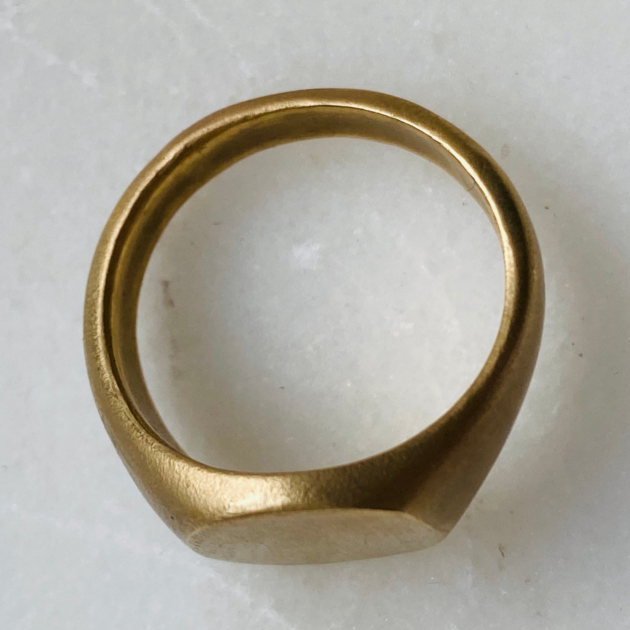 Brass pinky ring clearance
