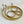 Brass hoop circle stud earrings