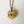 Vintage Brass Small Heavy Hexagon Pendant, Custom Engraved