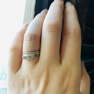 Art Deco Diamond Antique Ring Stack