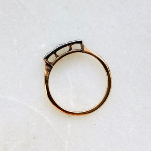 Art Deco Diamond Antique Trilogy Ring