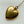 Victorian Gold-Filled Heart Locket Necklace set with Paste
