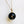 Black Onyx Diamond Star Gold Ball Necklace