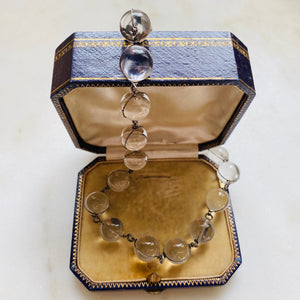 Pools of Light Antique Crystal Necklace