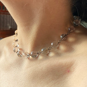 Pools of Light Antique Crystal Necklace
