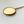 Plain matte gold-shell round Victorian locket necklace