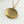 Plain matte gold-shell round Victorian locket necklace