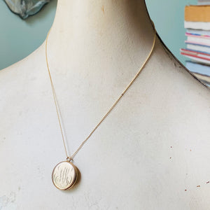 Victorian locket necklace