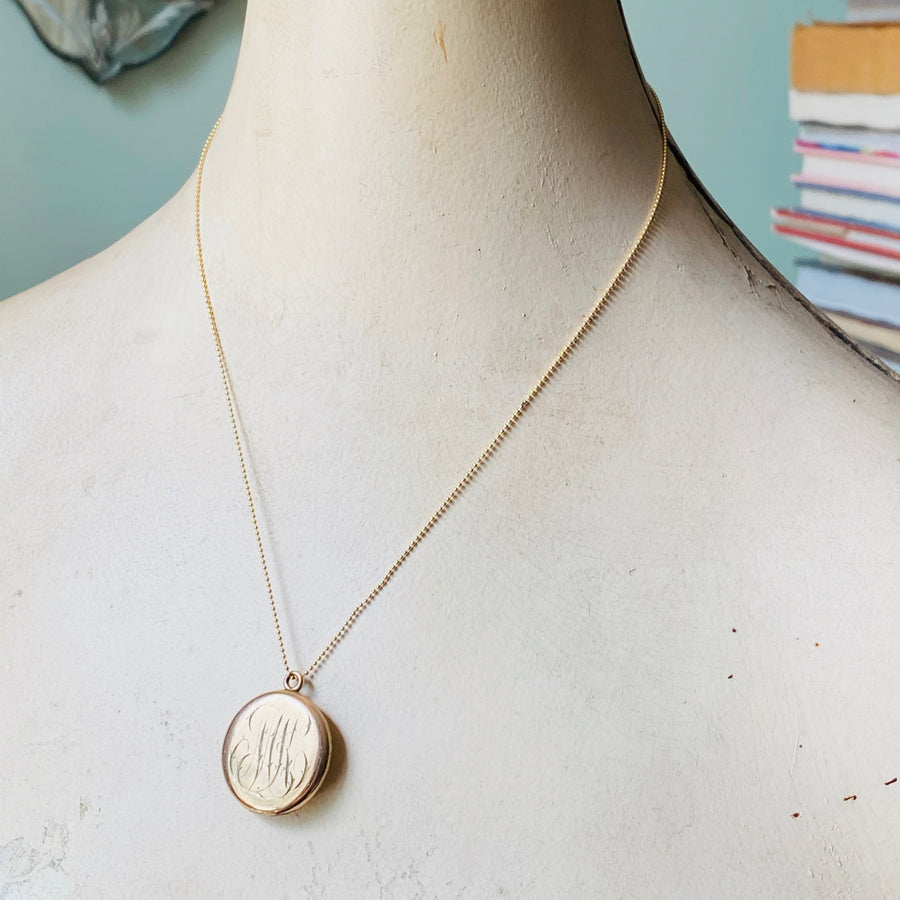 Victorian locket necklace