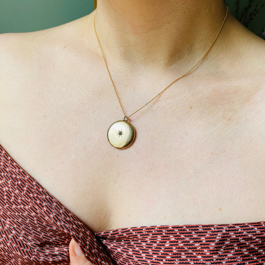 Victorian locket necklace