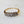 Graduated Five Diamond and Gold Antique Half-Hoop Ring