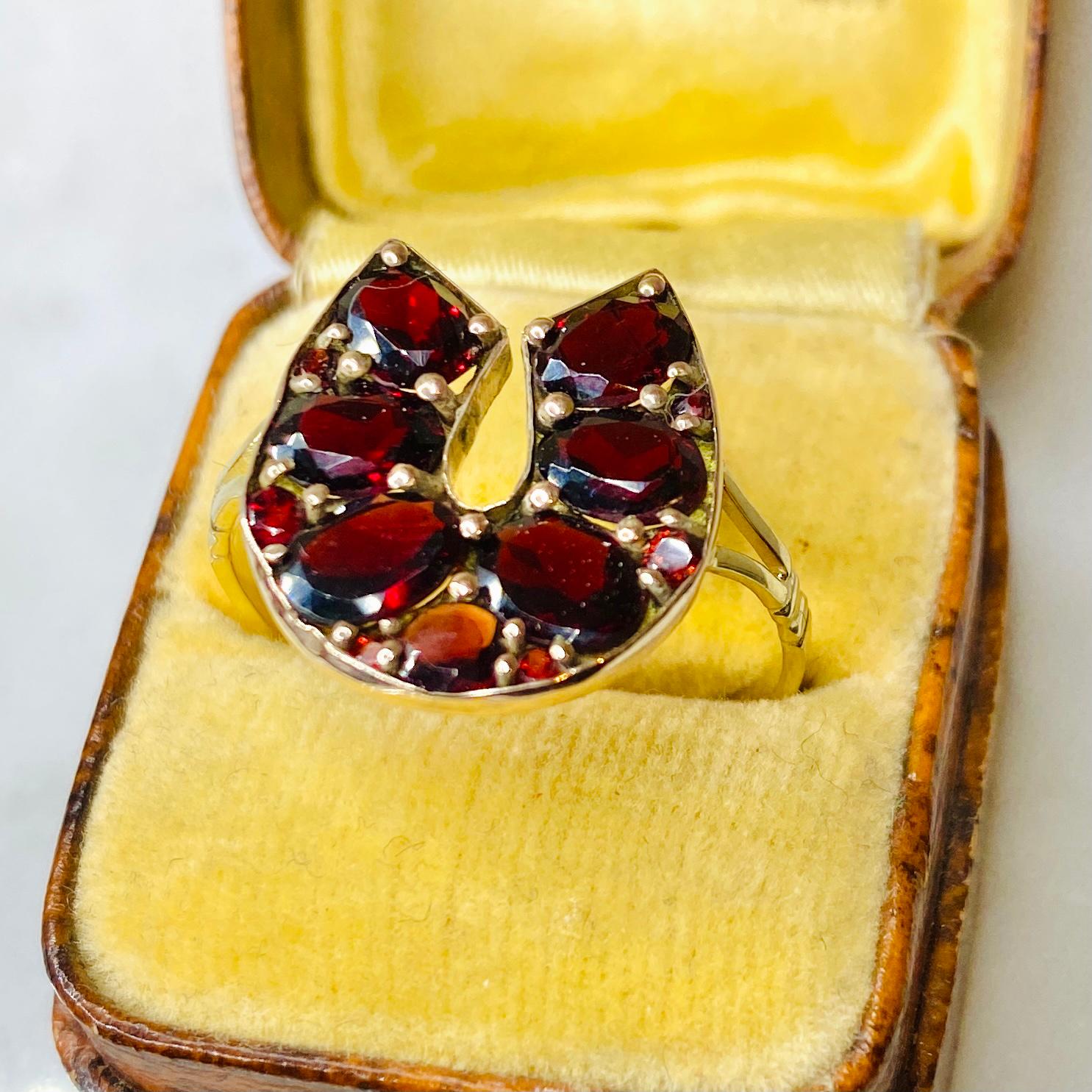 Vintage horseshoe ring on sale