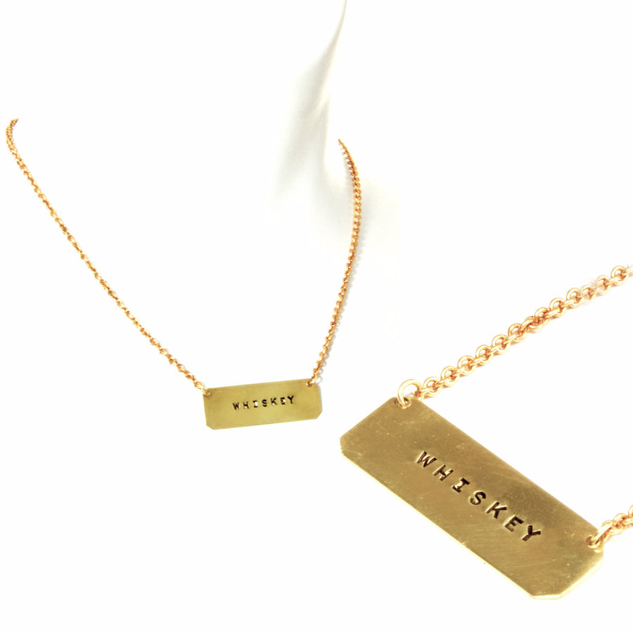 BARMAN thick bar necklace, CUSTOM