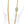 Long thick & thin strand chain necklace with diamante detail.Front